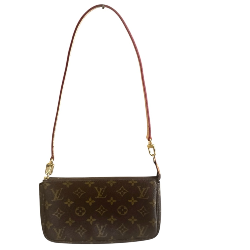 Louis Vuitton Classic Brown Monogram Pouch/Shoulder Bag - Picture 4 of 12
